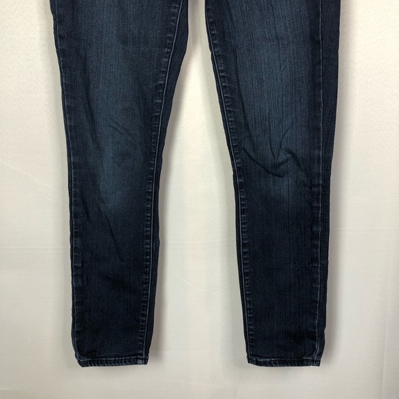 PAIGE Dark Blue Wash Verdugo Skinny Ankle Cropped Jeans 29 - Picture 5 of 10